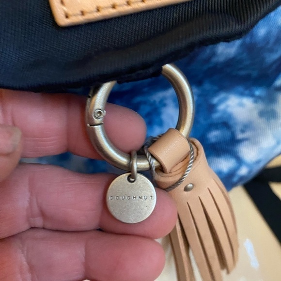 NWT BLUE & TAN MINI BACKPACK/HANDBAG - Picture 8 of 13